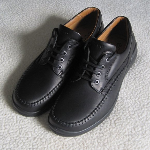 Ecco Seawalker NEW BLACK Leather Oxford Shoes Size EU 43(US 9-9.5) main image 8